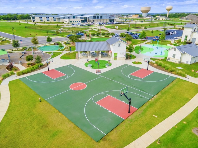 237 Andele Way, Liberty Hill, TX 78642 - view of sport court featuring community basketball court