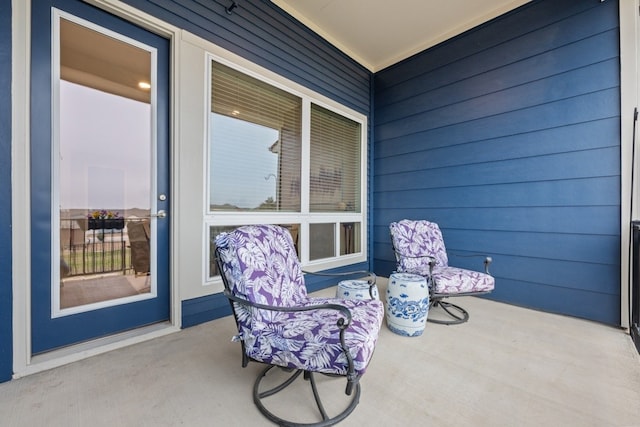 view of patio featuring covered porch