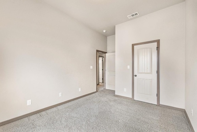 unfurnished bedroom featuring carpet