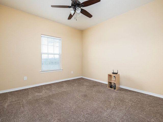 1504 County Road 459, Thorndale, TX 76577 - spare room with carpet floors and ceiling fan