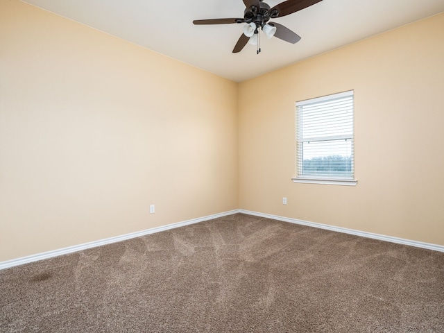 1504 County Road 459, Thorndale, TX 76577 - empty room with carpet floors and ceiling fan