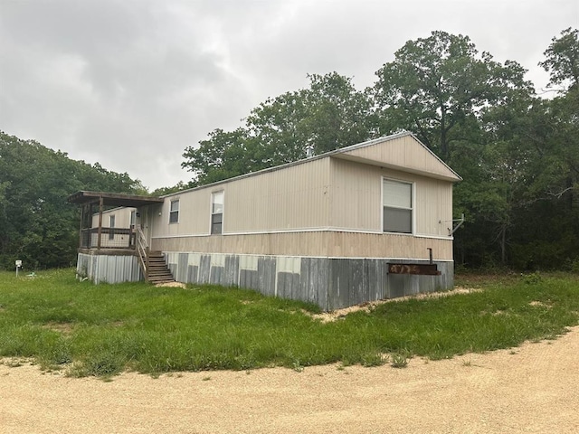 view of side of property