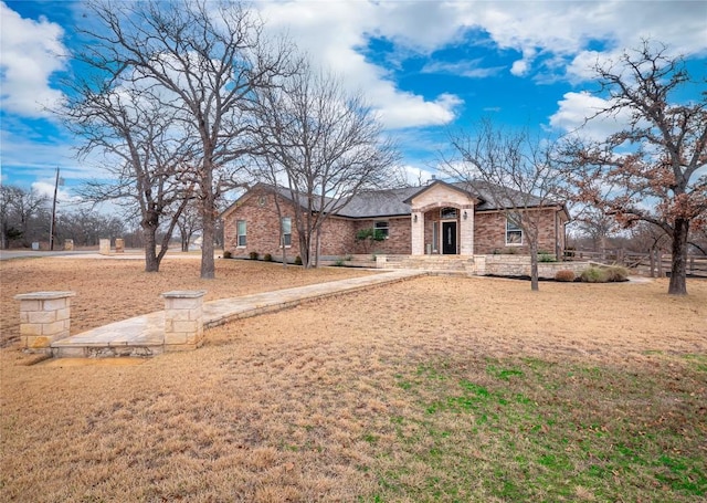 112 Chaumont St, Kingsland, TX 78639 - single story home with brick siding