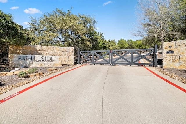 view of gate