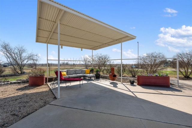 view of patio / terrace featuring outdoor lounge area