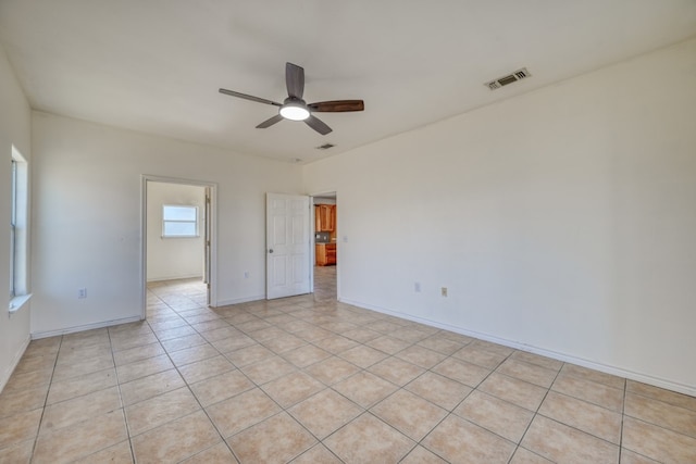 1504 Timber Valley Ln, Granite Shoals, TX 78654 - empty room with a ceiling fan and light tile patterned flooring