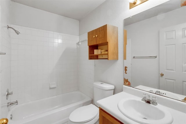 9145 Swanson Ln, Austin, TX 78748 - bathroom featuring vanity,  shower combination, and toilet