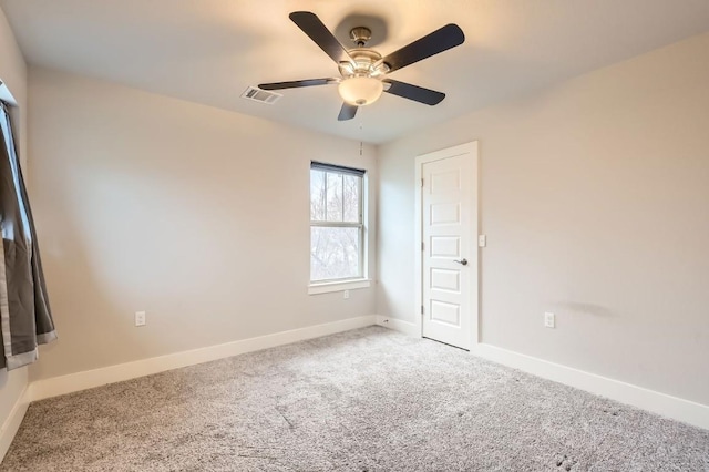 10610 Wills Loop, Austin, TX 78717 - carpeted spare room featuring ceiling fan and baseboards