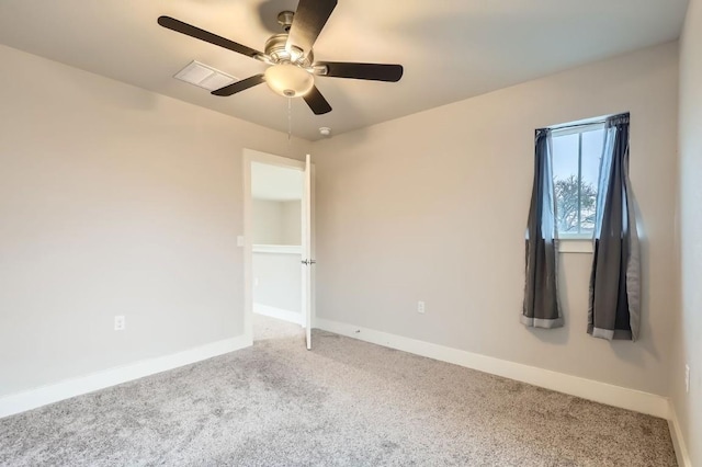 10610 Wills Loop, Austin, TX 78717 - carpeted empty room with ceiling fan and baseboards