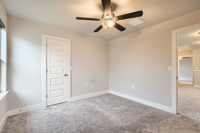 10610 Wills Loop, Austin, TX 78717 - carpeted empty room featuring ceiling fan and baseboards