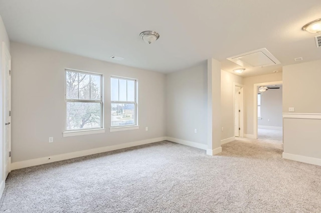 10610 Wills Loop, Austin, TX 78717 - unfurnished room with attic access and light colored carpet