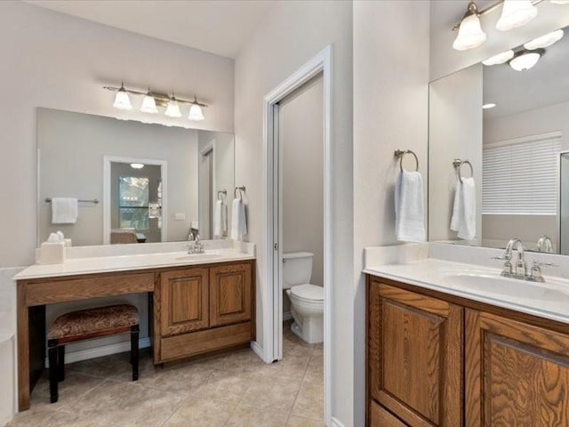 909 Big Thicket St, Georgetown, TX 78633 - bathroom with vanity and tile patterned floors