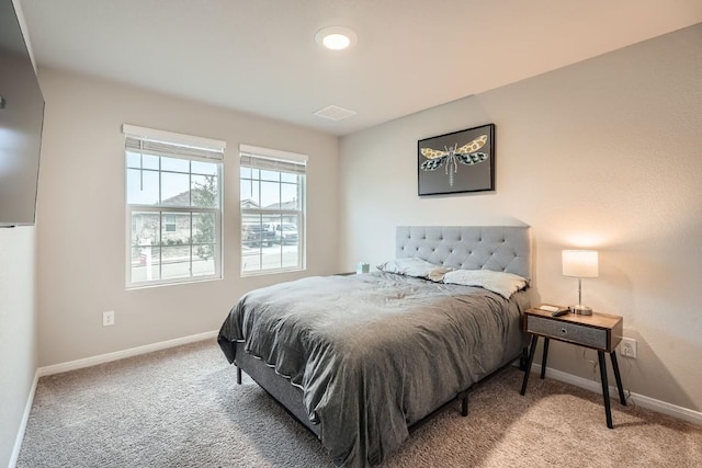 bedroom featuring carpet flooring