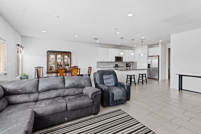 11813 Carrizo Springs Path, Manor, TX 78653 - living area with recessed lighting