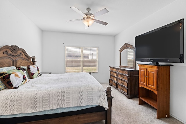 11813 Carrizo Springs Path, Manor, TX 78653 - bedroom featuring light carpet and ceiling fan