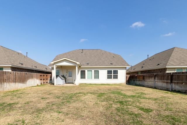 11813 Carrizo Springs Path, Manor, TX 78653 - rear view of house featuring a fenced backyard