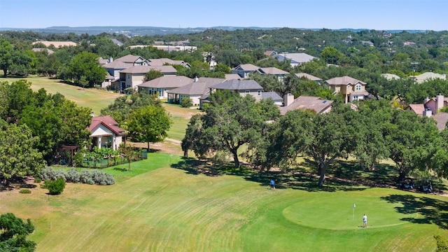 216 Fairlake Cir, Austin, TX 78734 - aerial view of residential area with a golf course