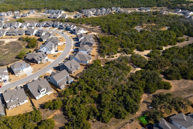 bird's eye view featuring a residential view