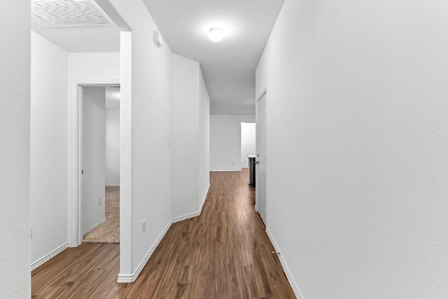 3201 Fresh Spring Rd, Pflugerville, TX 78660 - hallway with wood finished floors and baseboards