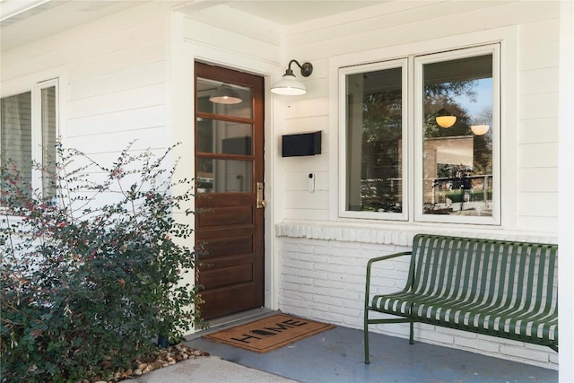 view of entrance to property