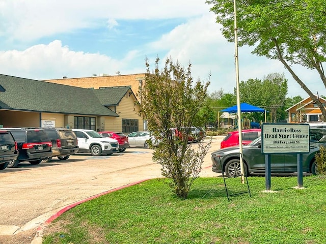 view of uncovered parking lot