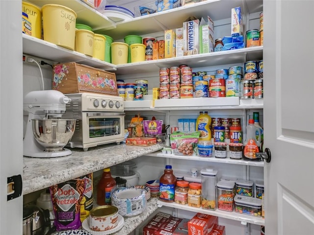 view of pantry