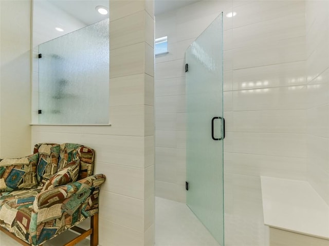 115 Lafayette St, Georgetown, TX 78633 - bathroom with tiled shower