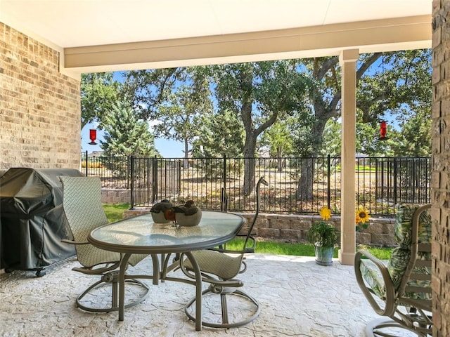115 Lafayette St, Georgetown, TX 78633 - view of patio with outdoor dining area