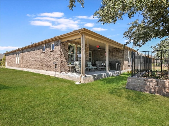 115 Lafayette St, Georgetown, TX 78633 - back of house with brick siding