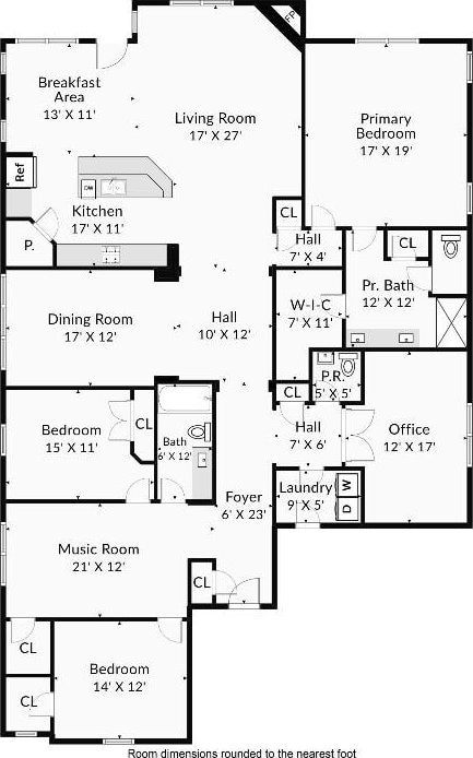 1228 Brenham Ln, Leander, TX 78641 - home floor plan
