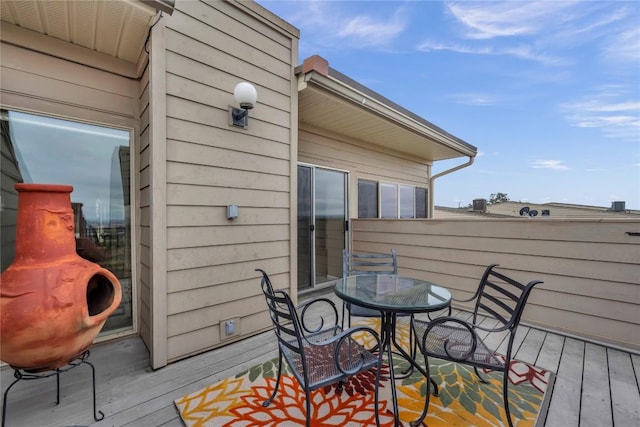 307 Poker Chip Unit 116, Horseshoe Bay, TX 78657 - deck with outdoor dining space