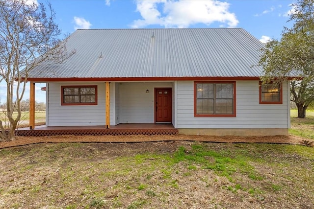 3959 Fm 535, Bastrop, TX 78602 - view of front facade with covered porch and a metal roof