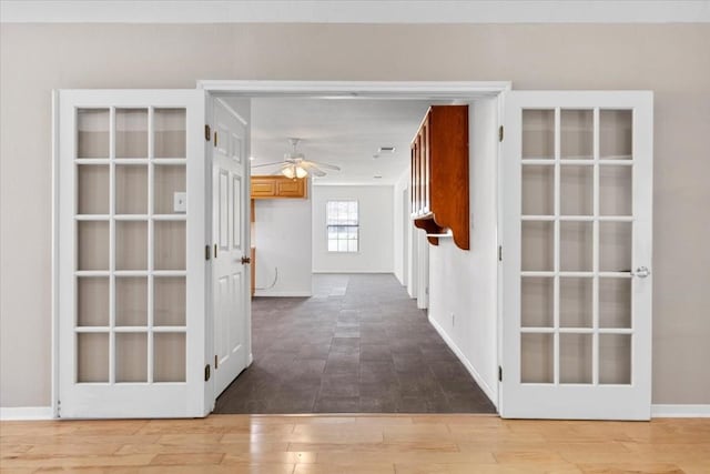 3959 Fm 535, Bastrop, TX 78602 - hallway featuring wood finished floors