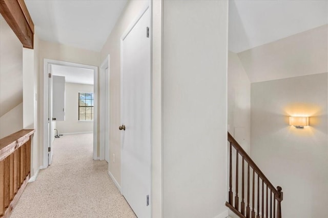 3959 Fm 535, Bastrop, TX 78602 - hall featuring an upstairs landing and light colored carpet