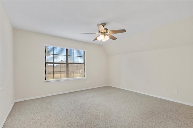 3959 Fm 535, Bastrop, TX 78602 - carpeted spare room featuring a ceiling fan and vaulted ceiling