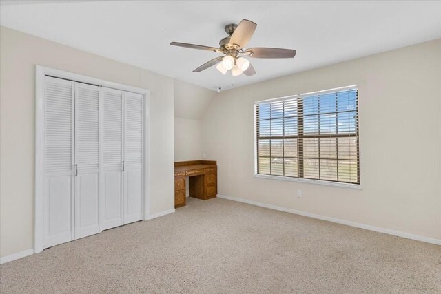 3959 Fm 535, Bastrop, TX 78602 - unfurnished bedroom with a closet, carpet flooring, and ceiling fan