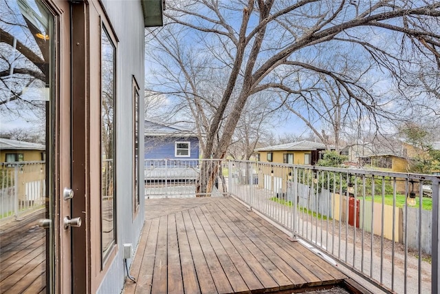1109 Holly St Unit B, Austin, TX 78702 - deck with a residential view