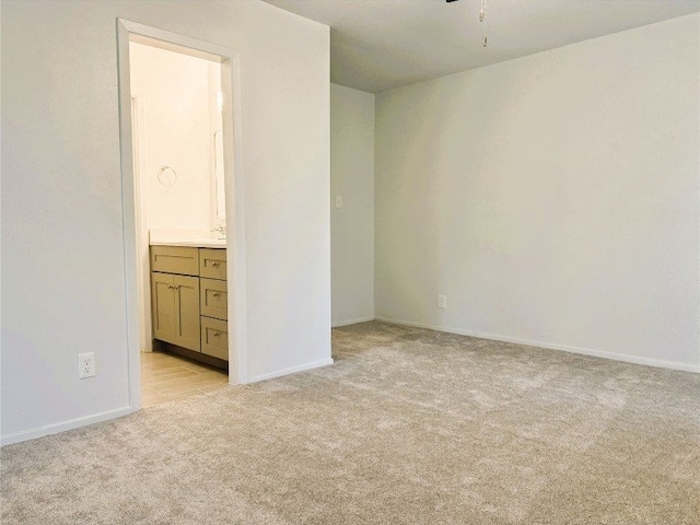 12104 Sage Hen Cir, Austin, TX 78727 - empty room with light carpet and ceiling fan