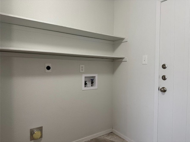 12104 Sage Hen Cir, Austin, TX 78727 - washroom featuring hookup for an electric dryer and hookup for a washing machine