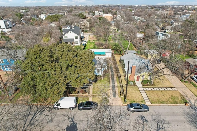 906 E 43rd St, Austin, TX 78751 - aerial view of property and surrounding area with nearby suburban area