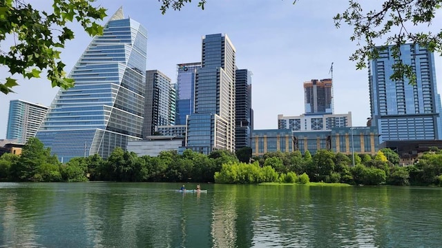 5812 Rotunda Vw, Austin, TX 78747 - view of city skyline with a large body of water