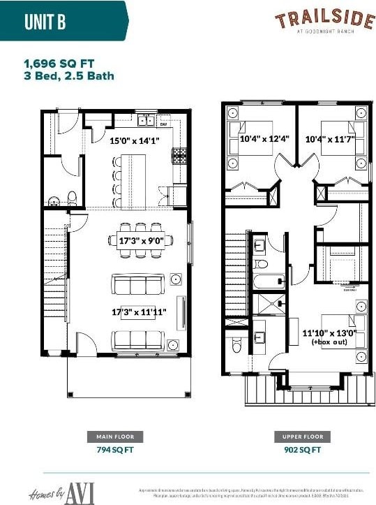 5812 Rotunda Vw, Austin, TX 78747 - view of floor plan / room layout