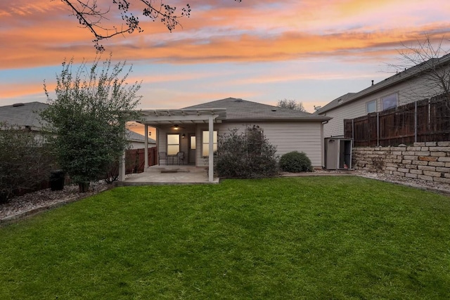 10017 Pinnacle Crest Loop, Austin, TX 78747 - back of house with a patio and a pergola