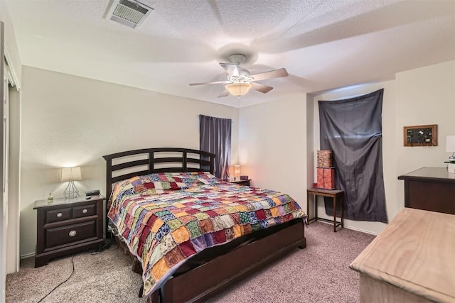 12828 Starbrimson Trl, Elgin, TX 78621 - bedroom with carpet floors, a ceiling fan, and baseboards