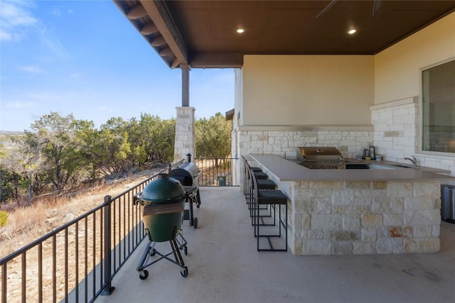 1821 Overland Stage Rd, Dripping Springs, TX 78620 - view of patio / terrace featuring a balcony