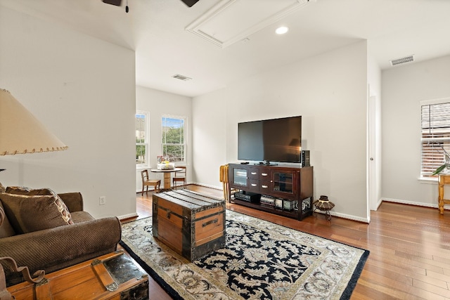 2621 Golden Gate Park, Austin, TX 78732 - living room with wood-type flooring
