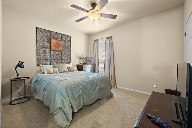 2621 Golden Gate Park, Austin, TX 78732 - carpeted bedroom featuring ceiling fan
