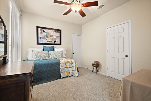 2621 Golden Gate Park, Austin, TX 78732 - carpeted bedroom featuring ceiling fan