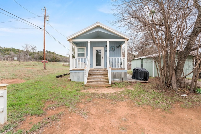 13006 Ranch Rd Unit 2341, Burnet, TX 78611 - shotgun-style home with a porch