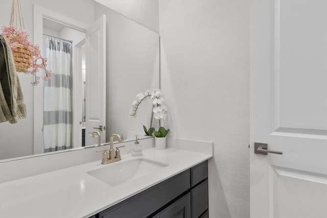 113 University Lands Dr, Liberty Hill, TX 78642 - full bath with vanity and curtained shower